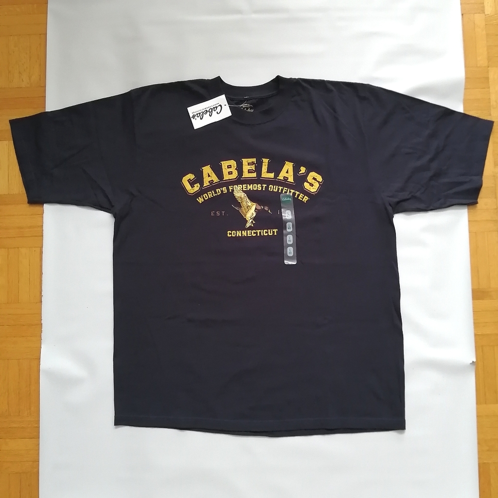 Cabela's Connecticut T-shirt Large NWT